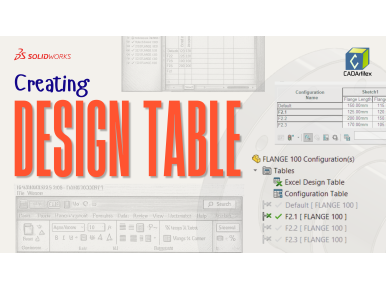 SOLIDWORKS Design Table Explained | Create Multiple Configurations